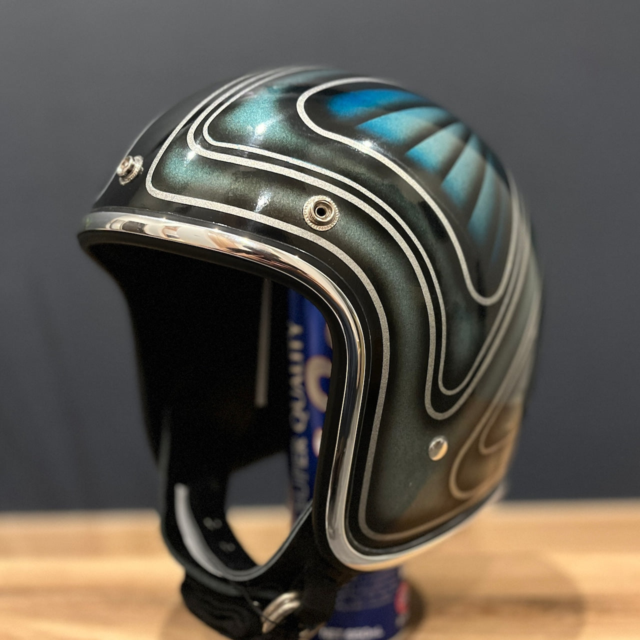 【3ヶ月以内発送】Classic Helmet ブルーグラフィックキャンディー