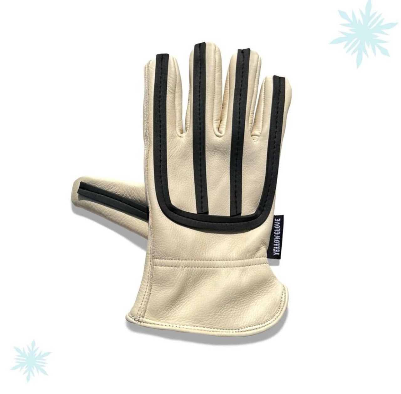 YELLOW GLOVE - WINTER VMX  -  Beige/Black