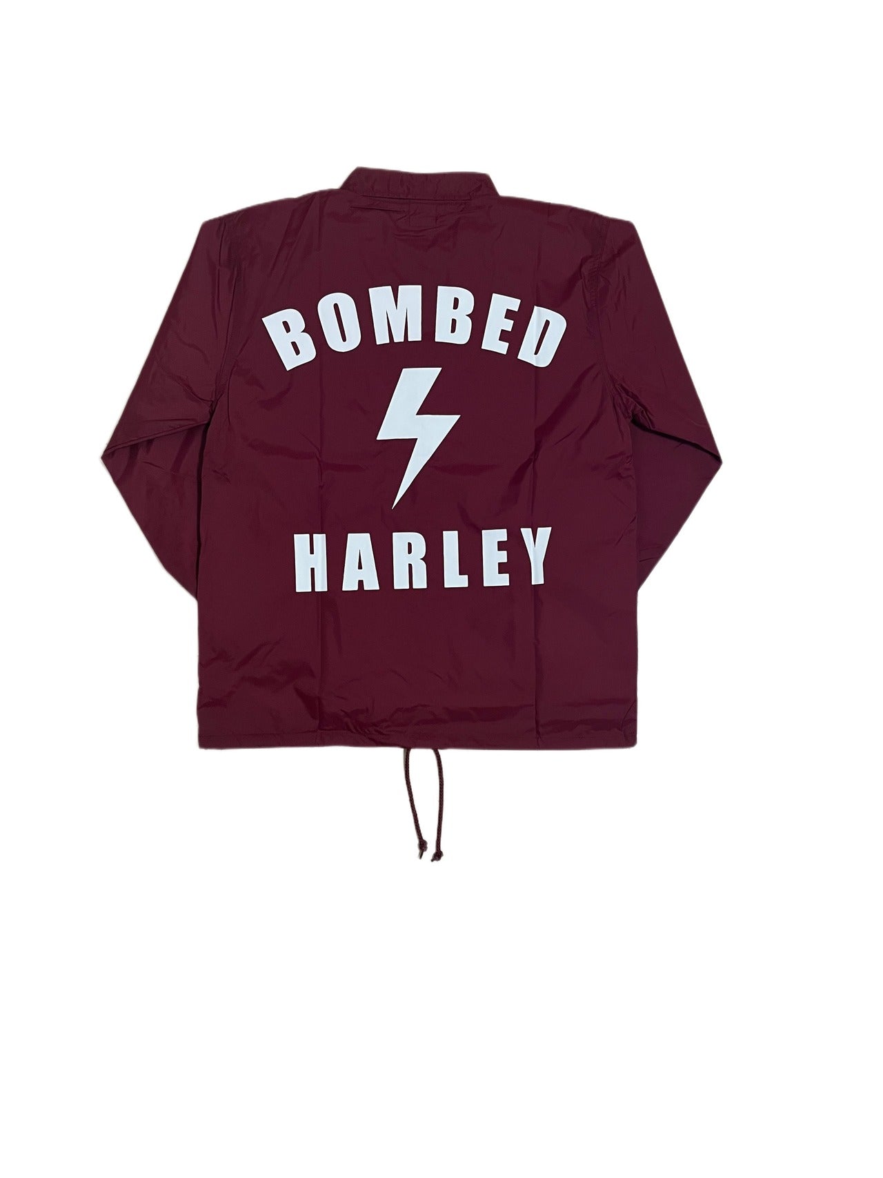 BOMBED HARLAY KAMINARI コーチジャケット　バーガンディー