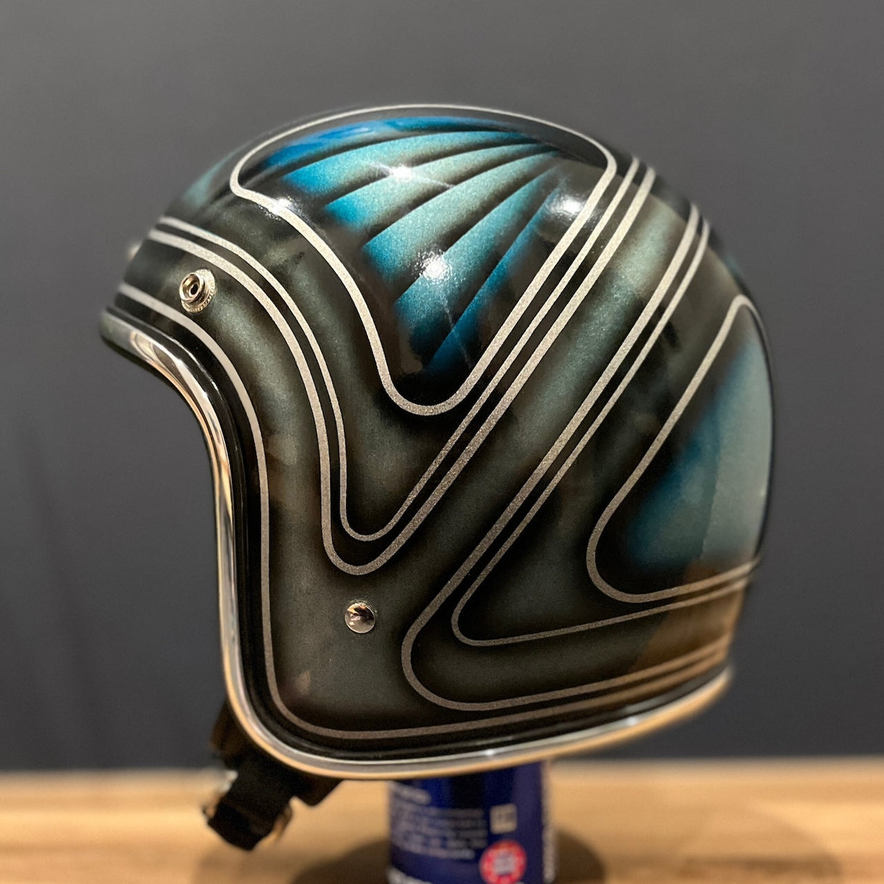 【３ヶ月以内発送】Classic Helmet  ブルーグラフィックキャンディー