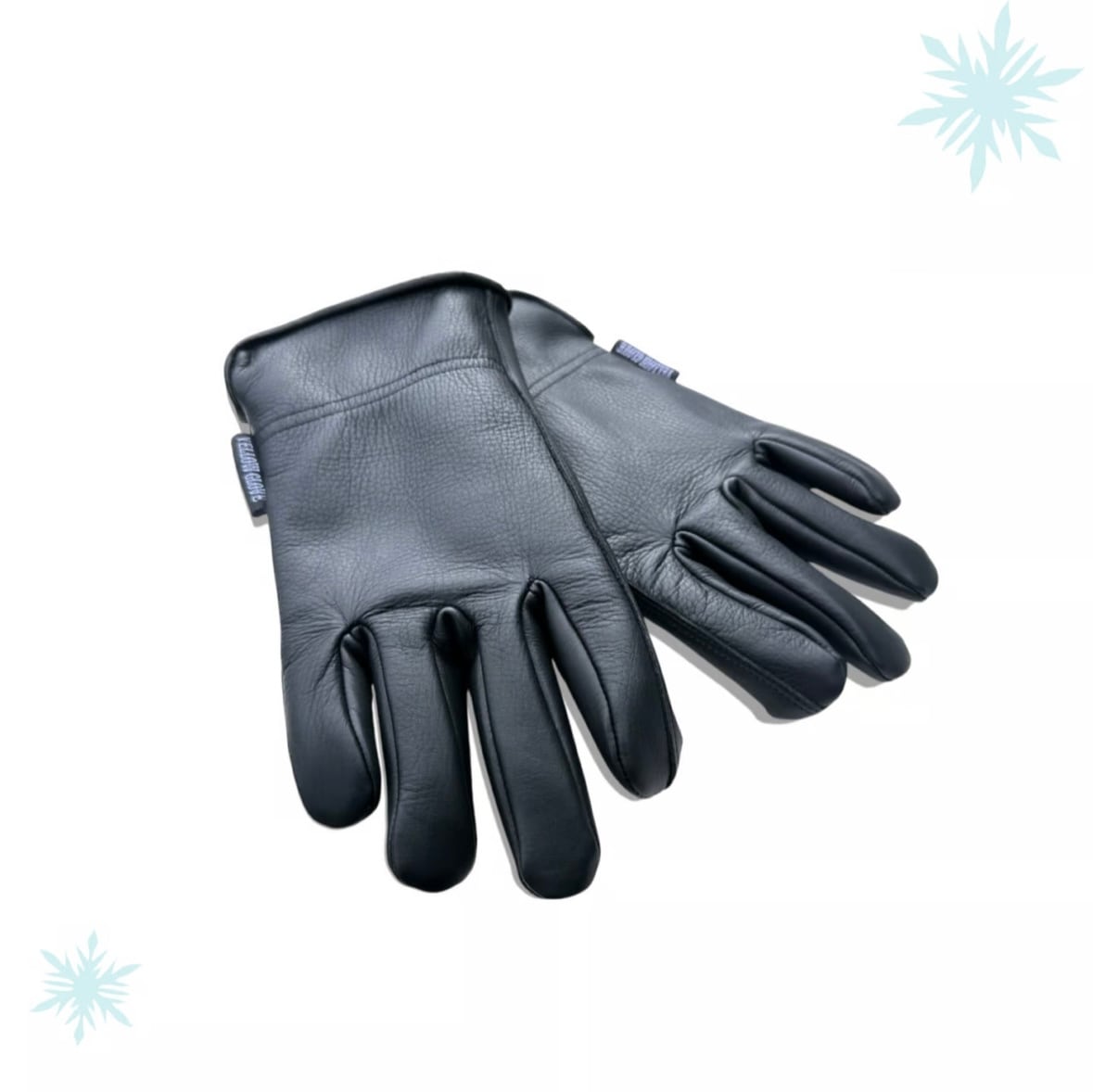YELLOW GLOVE  WINTER GLOVE /  BLACK