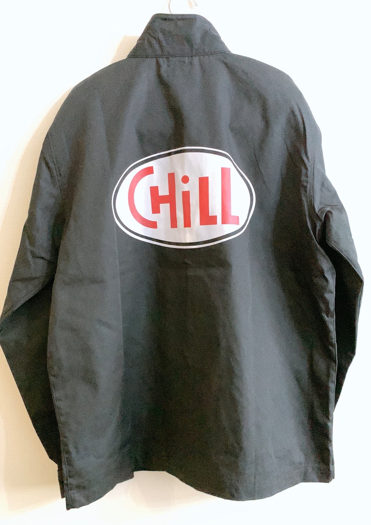 CHILL ワッペンロゴ　ツーリングジャケット　ブラック