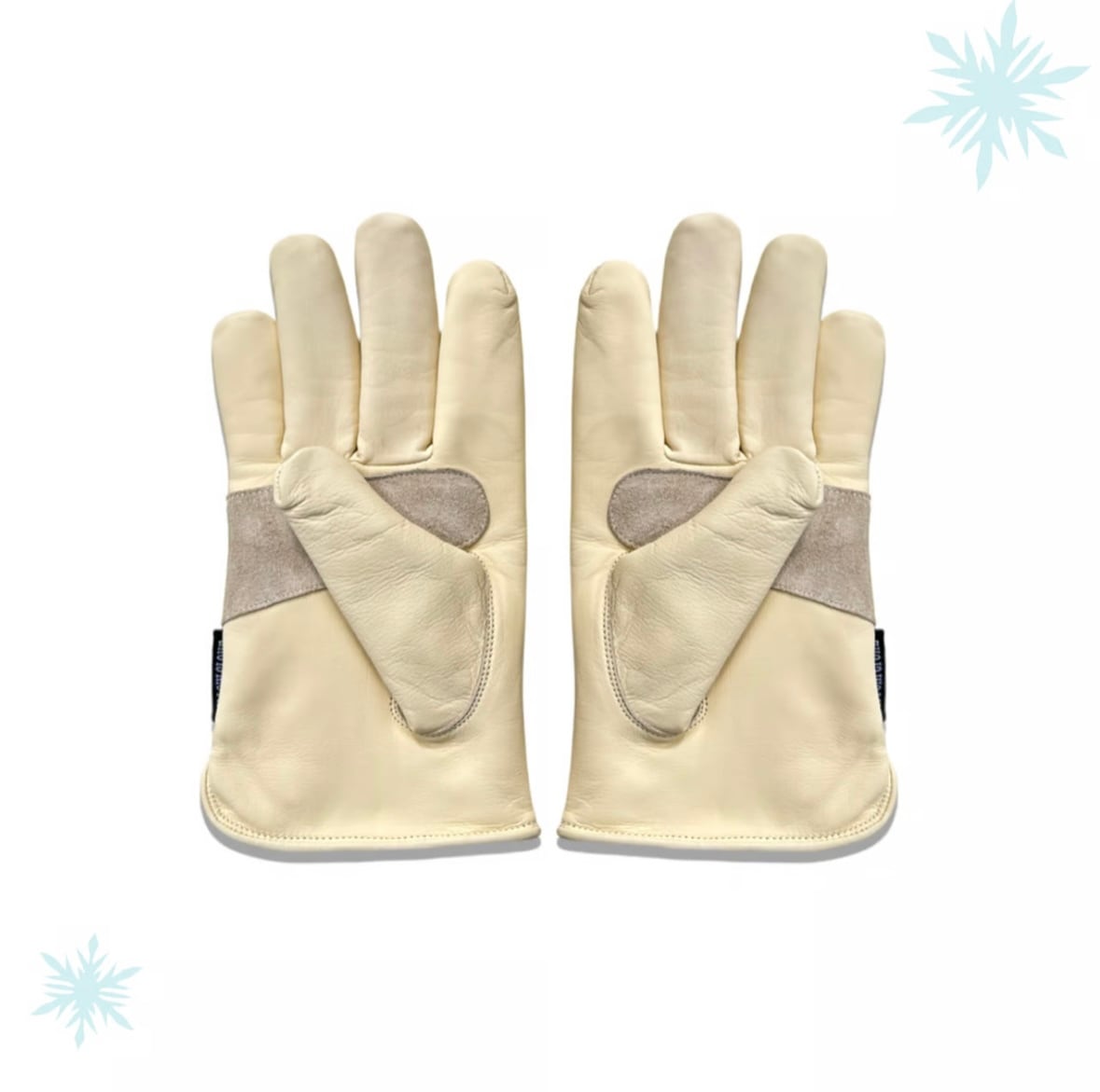 YELLOW GLOVE  WINTER GLOVE / WHITE BEIGE