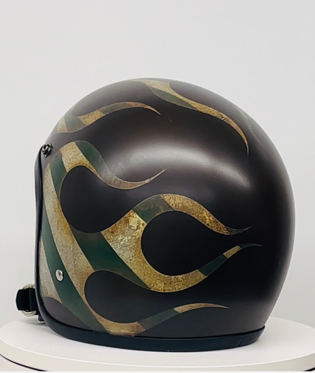 【約3ヶ月以内発送】受注生産商品　Classic Helmet  日章グリーンフレイムス