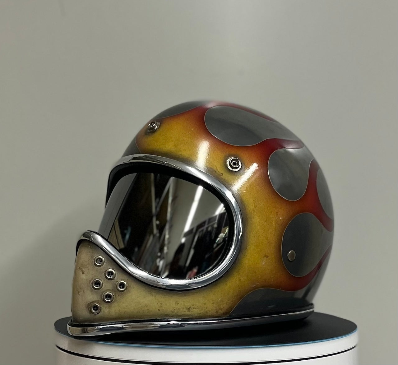 【約３ヶ月以内発送】受注生産モデル　Vars helmet メタル&フレイムス