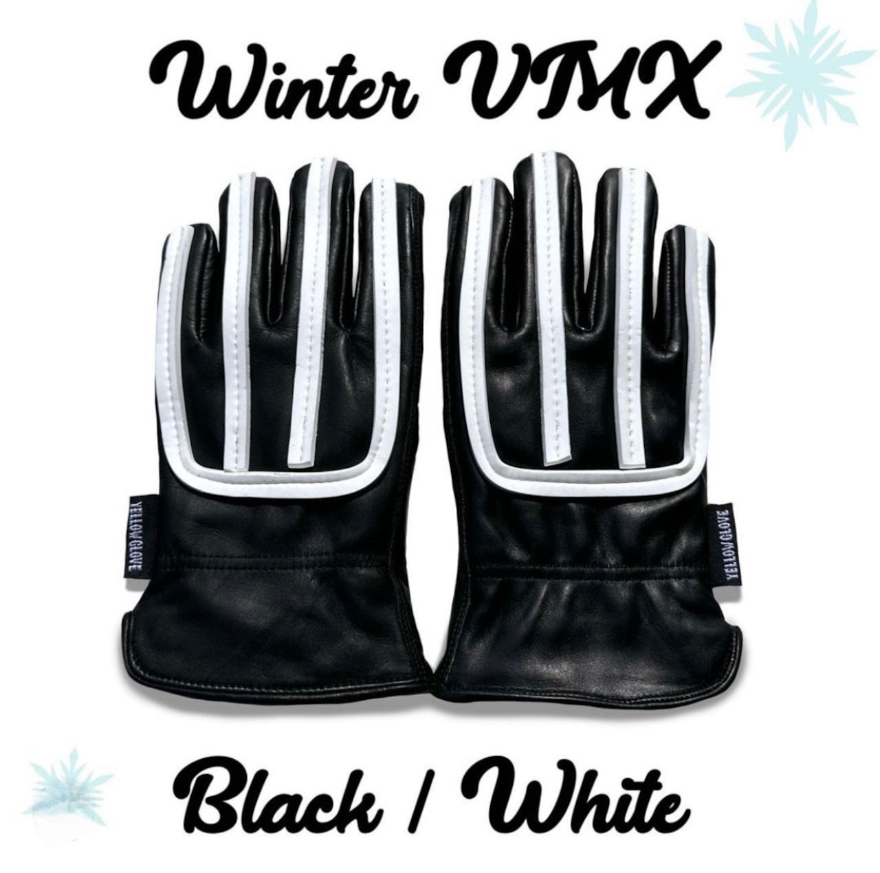 YELLOW GLOVE - WINTER VMX -  Black/White
