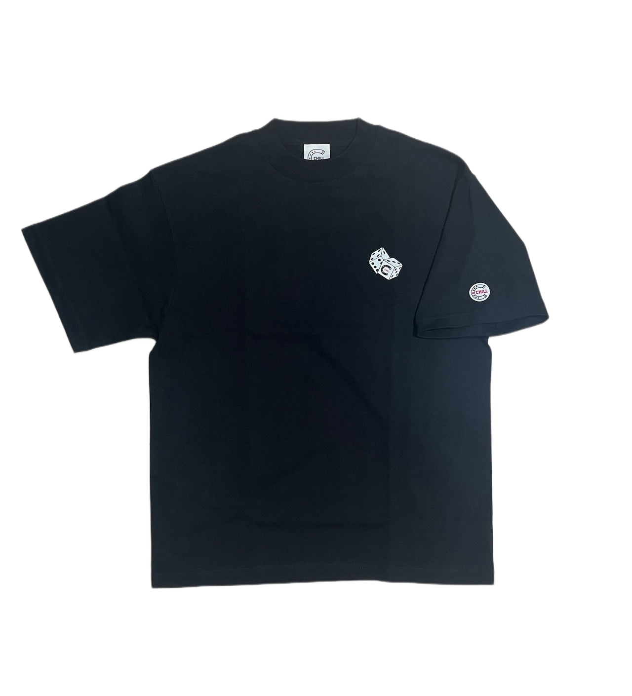 ★SUMMER　SALE★CHILL　7.1oz サイコロTシャツ　ブラック