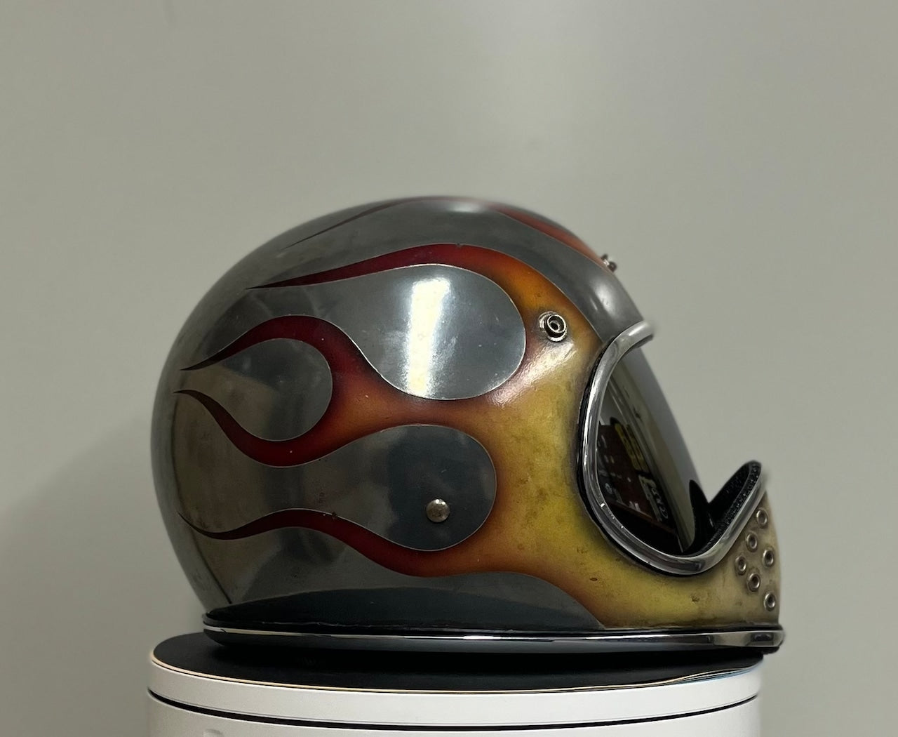 【約３ヶ月以内発送】受注生産モデル　Vars helmet メタル&フレイムス