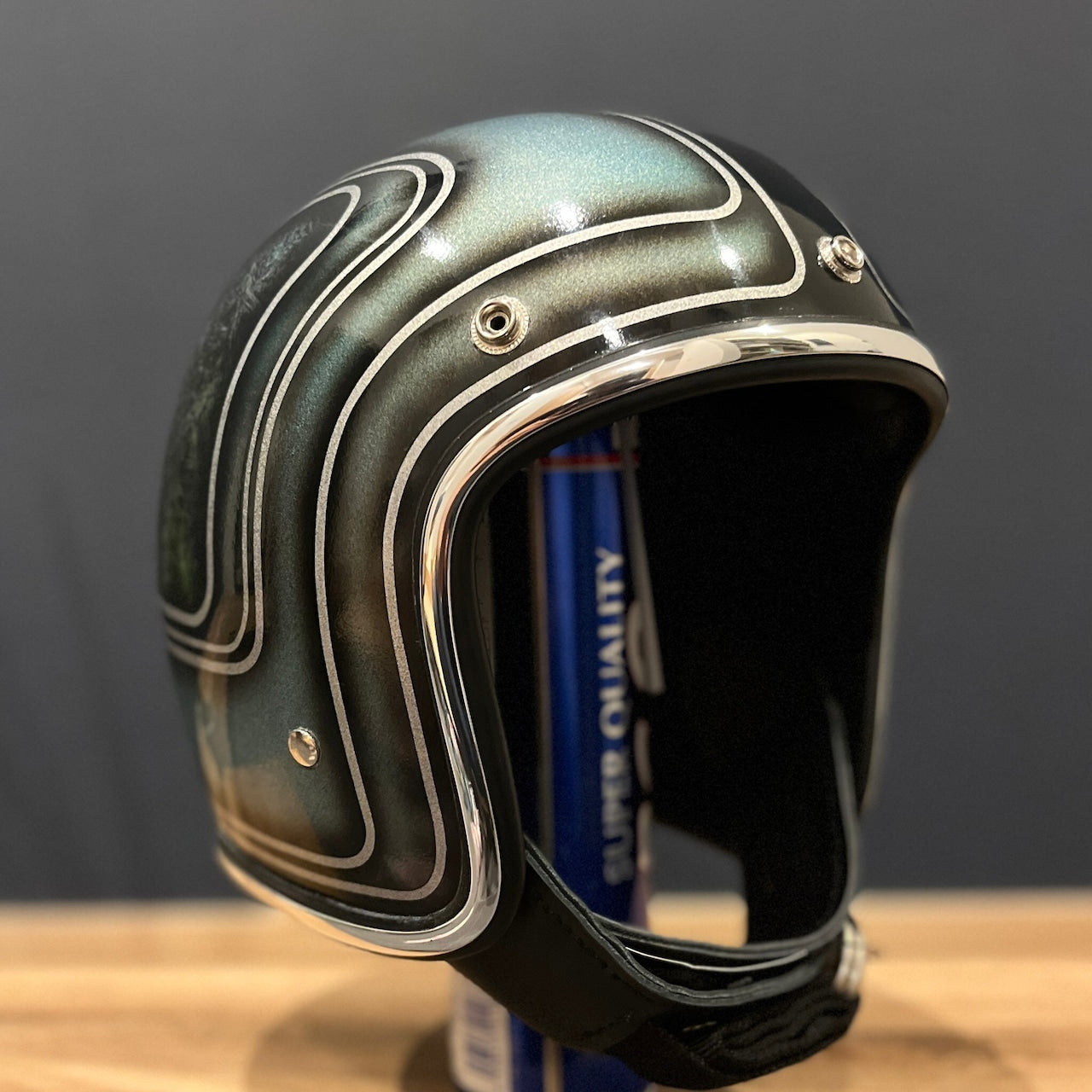 【３ヶ月以内発送】Classic Helmet  ブルーグラフィックキャンディー