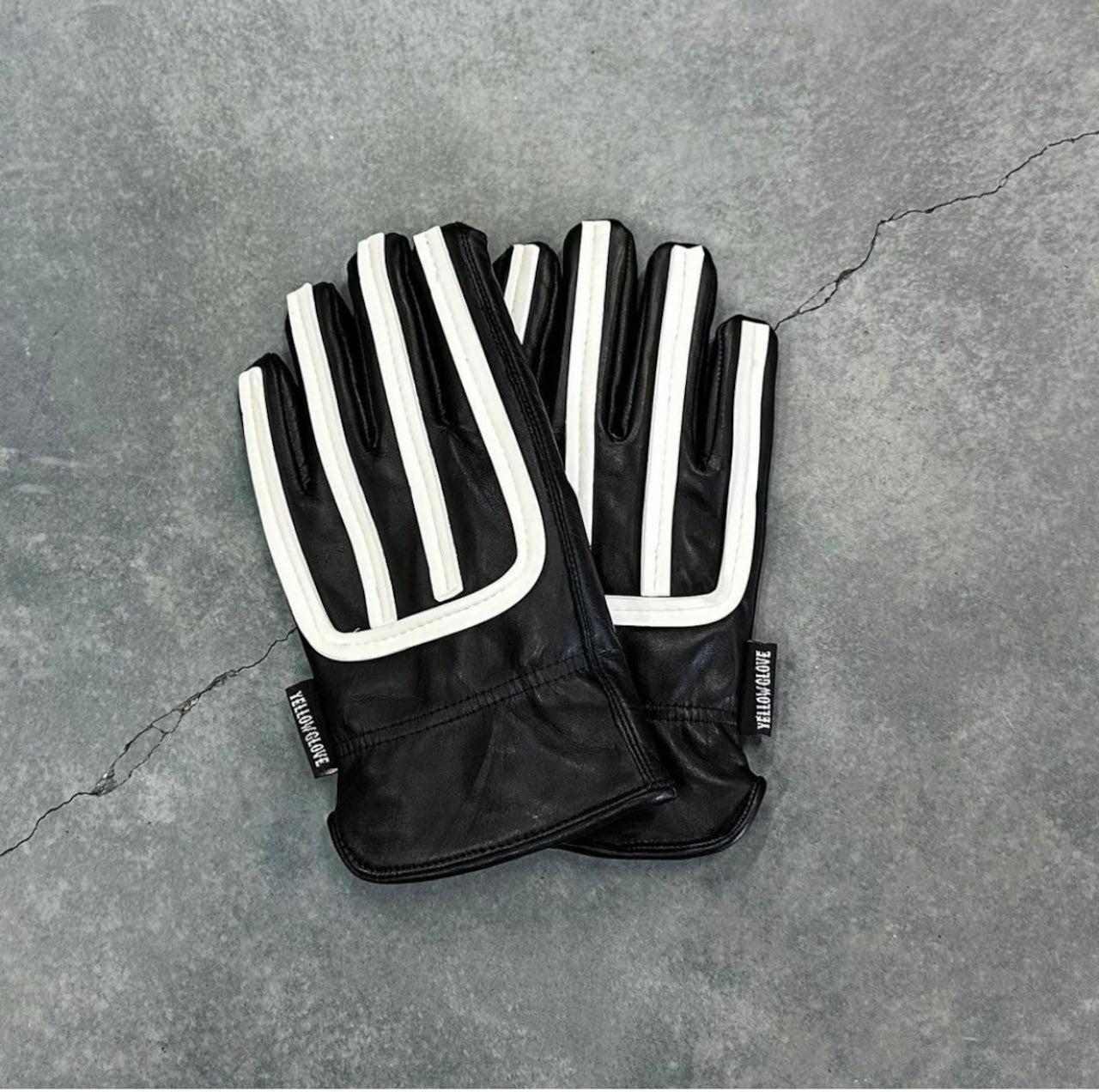 YELLOW GLOVE - WINTER VMX -  Black/White