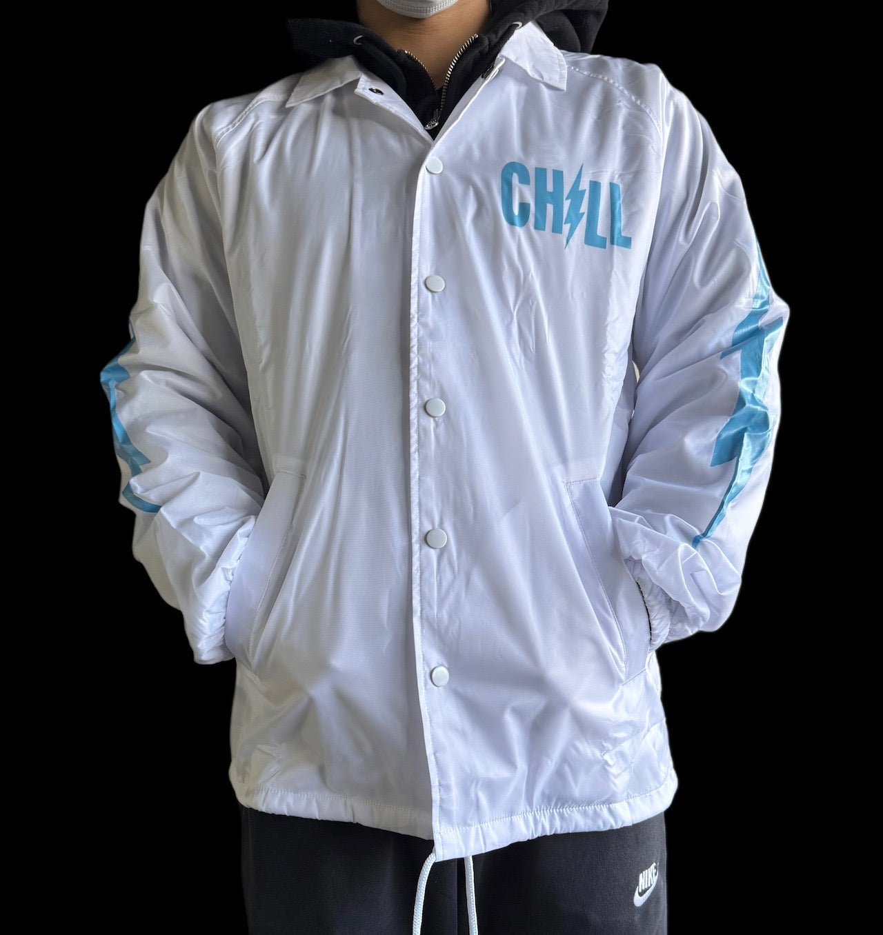 ★SALE★CHILL  CRAZY ABOUT MOTOR CYCLEコーチジャケット