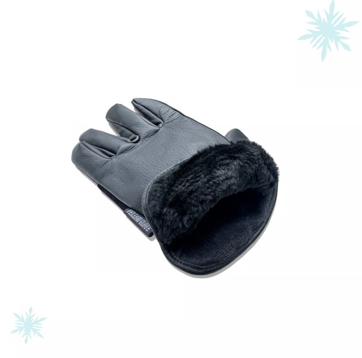 YELLOW GLOVE  WINTER GLOVE /  BLACK