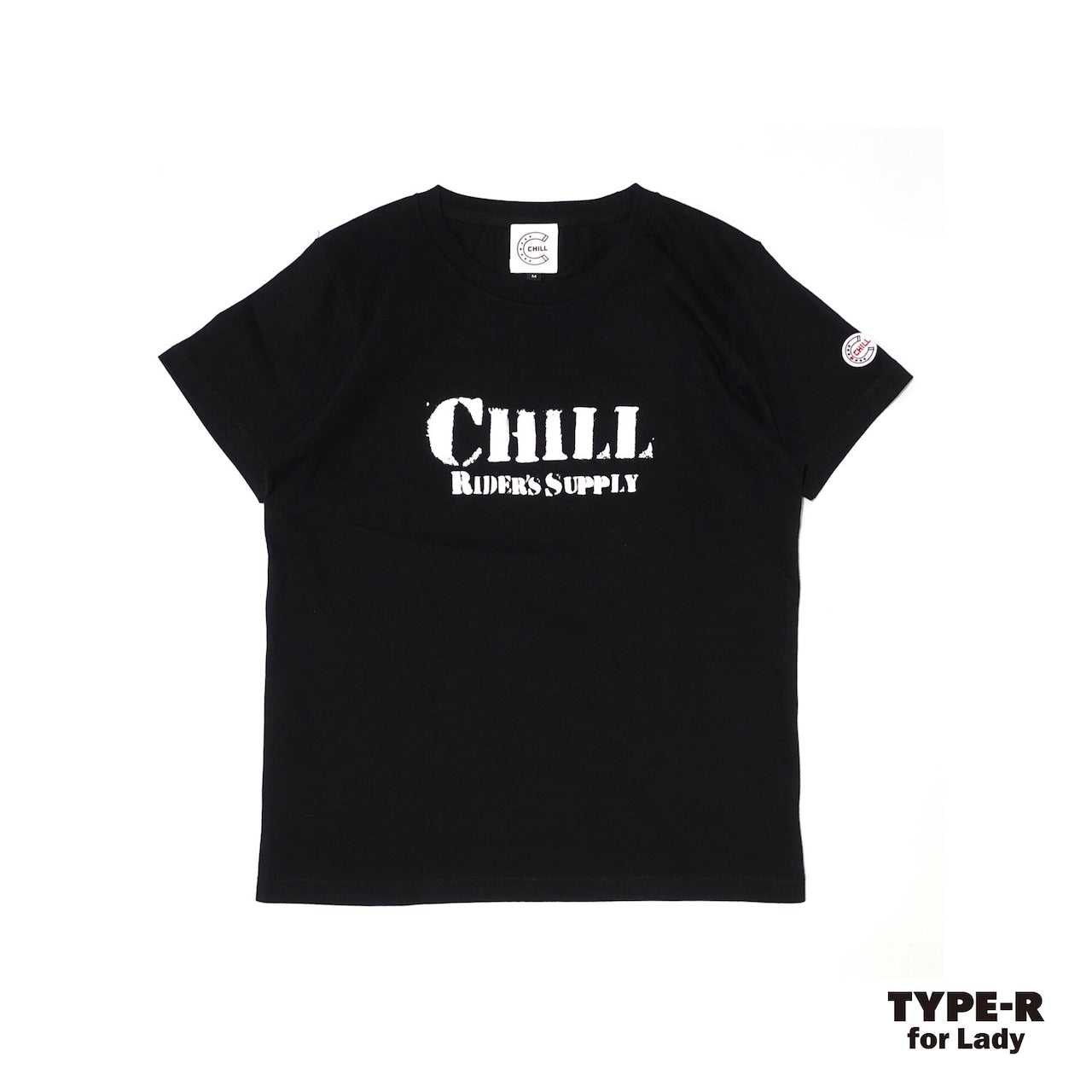 ★SUMMER　SALE★CHILL　RIDER’S SUPPLY Tシャツ  TYPE-R　ブラック